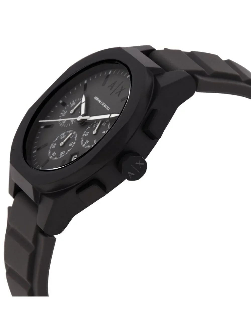 NWT Armani Exchange Sync Chronograph Quartz Grey Dial Men's Watch